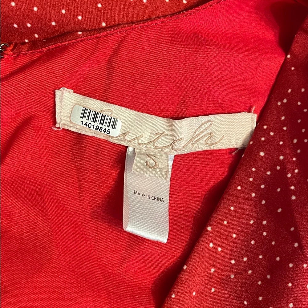 Hutch Reese Red Midi Dress Size XS, Small - Picture 8 of 11